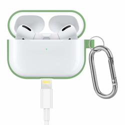 Чехол КАРТОФАН для Apple AirPods Pro (арт. AIRPRO-SLIM-SILICON-01-GREEN)