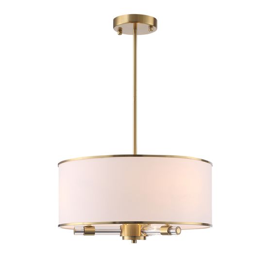 SL1407.302.03 Люстра подвесная ST-Luce Латунь/Прозрачный E14*3 40W AURELIA