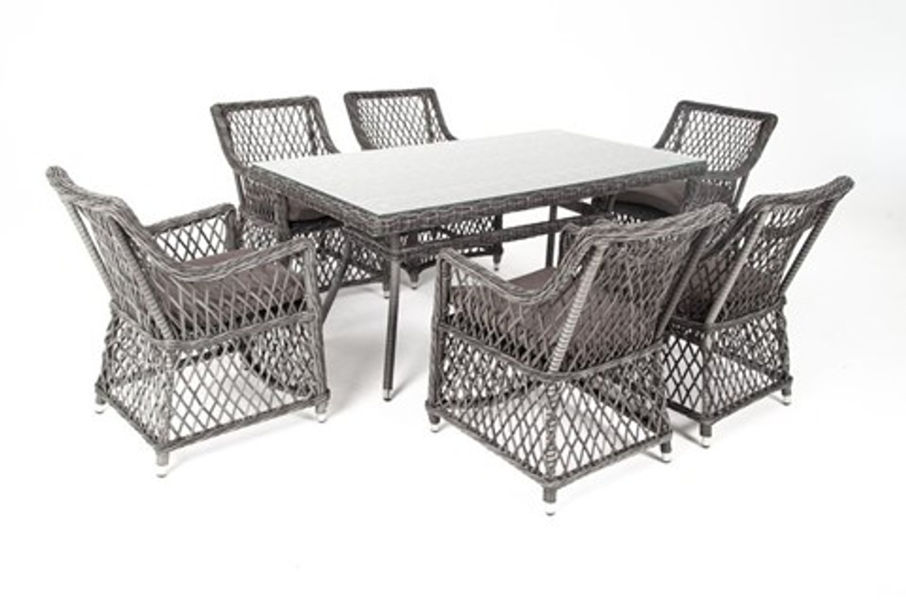 Комплект мебели Латте (LC6T-7-SET graphite) графит
