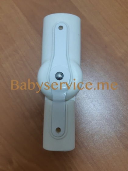 Шарнир ручки овал 42*22 овал 20*30 белый