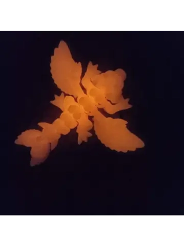 Дракончик-сердце, светящийся