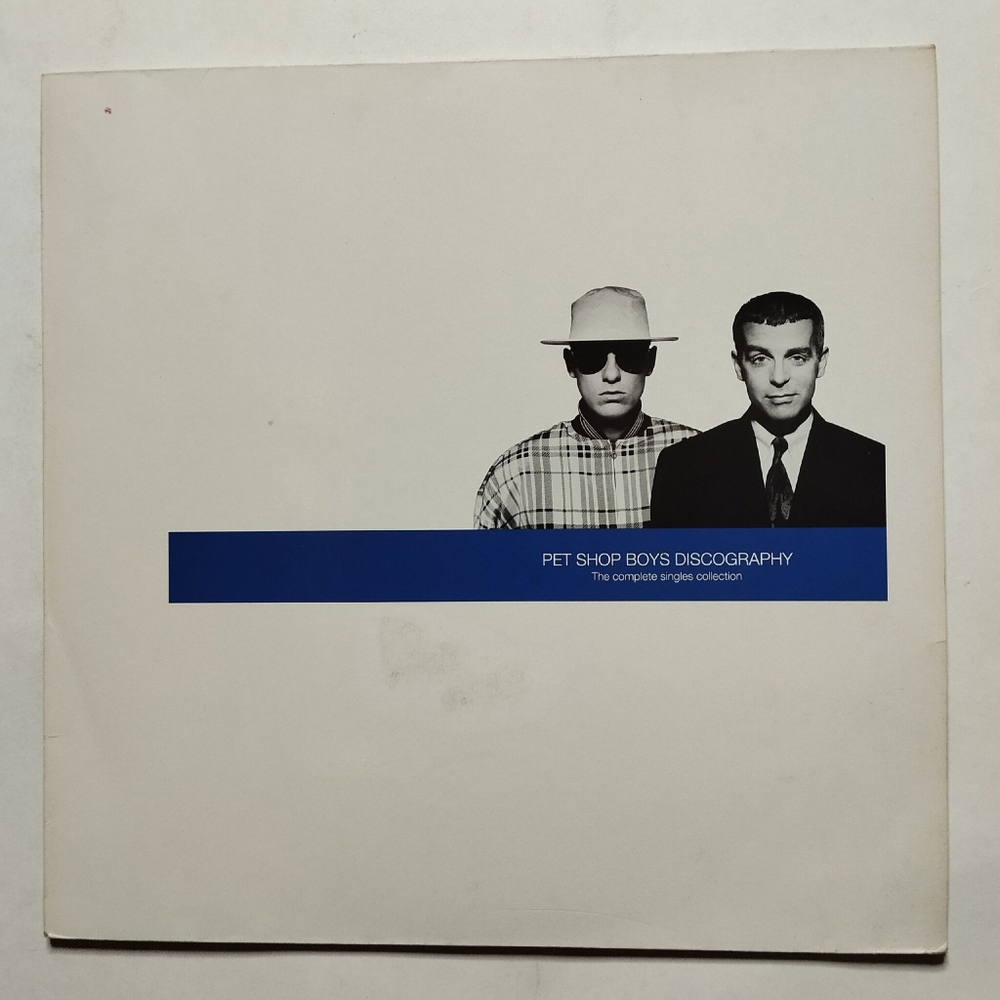 Винтажная виниловая пластинка LP Pet Shop Boys Discography (The Complete Singles Collection) (Germany 1991)