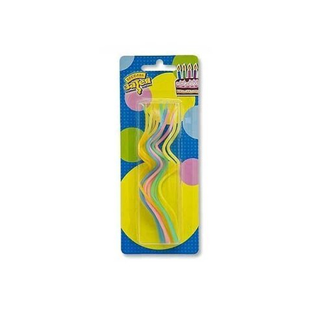 Свечи для торта Спираль 13см 12шт