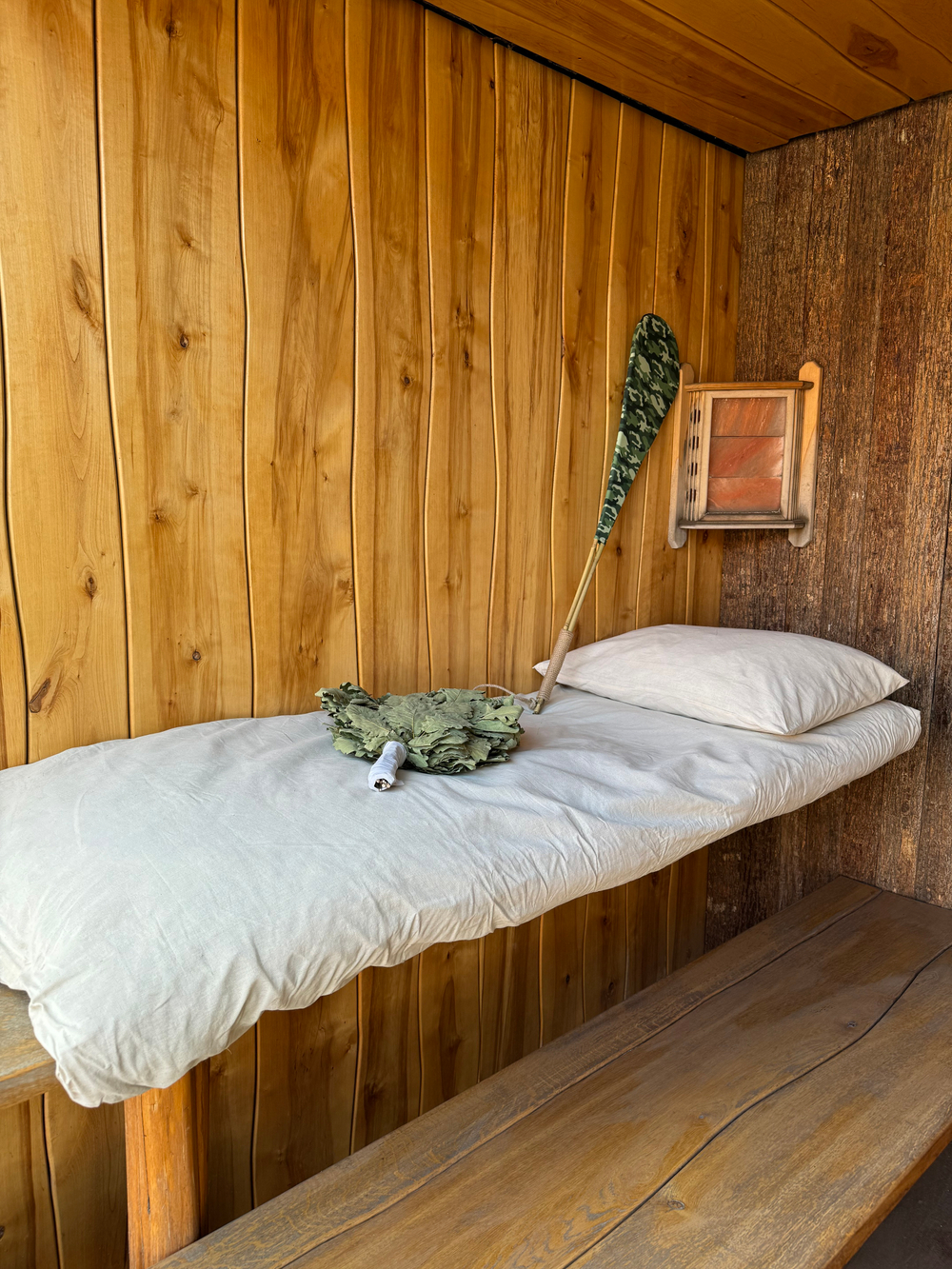 Матрас для бани из лугового сена с полынью горькой