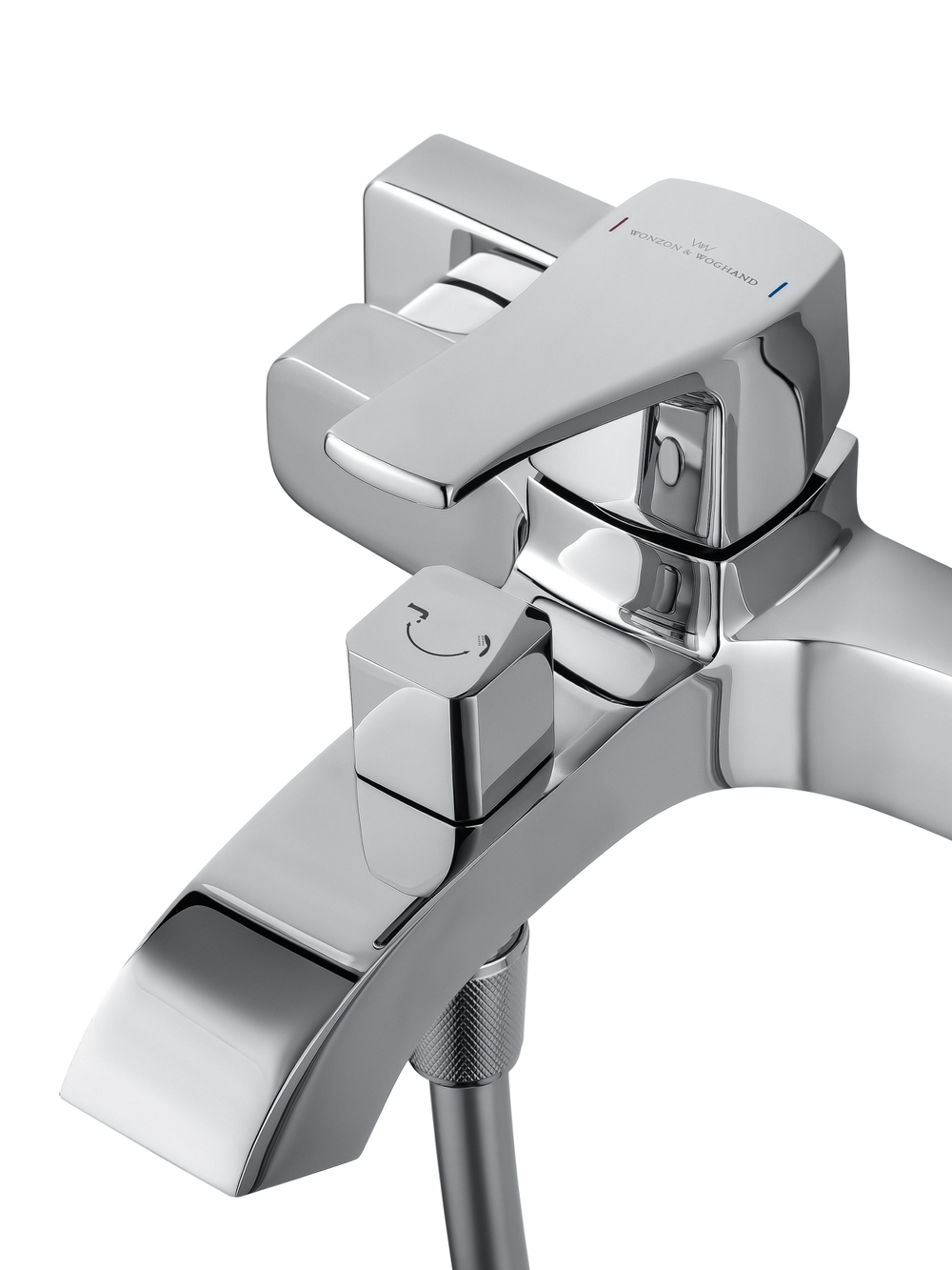 Смеситель для ванны с душем WONZON & WOGHAND FLEX, Хром (WW-88037072-CR)