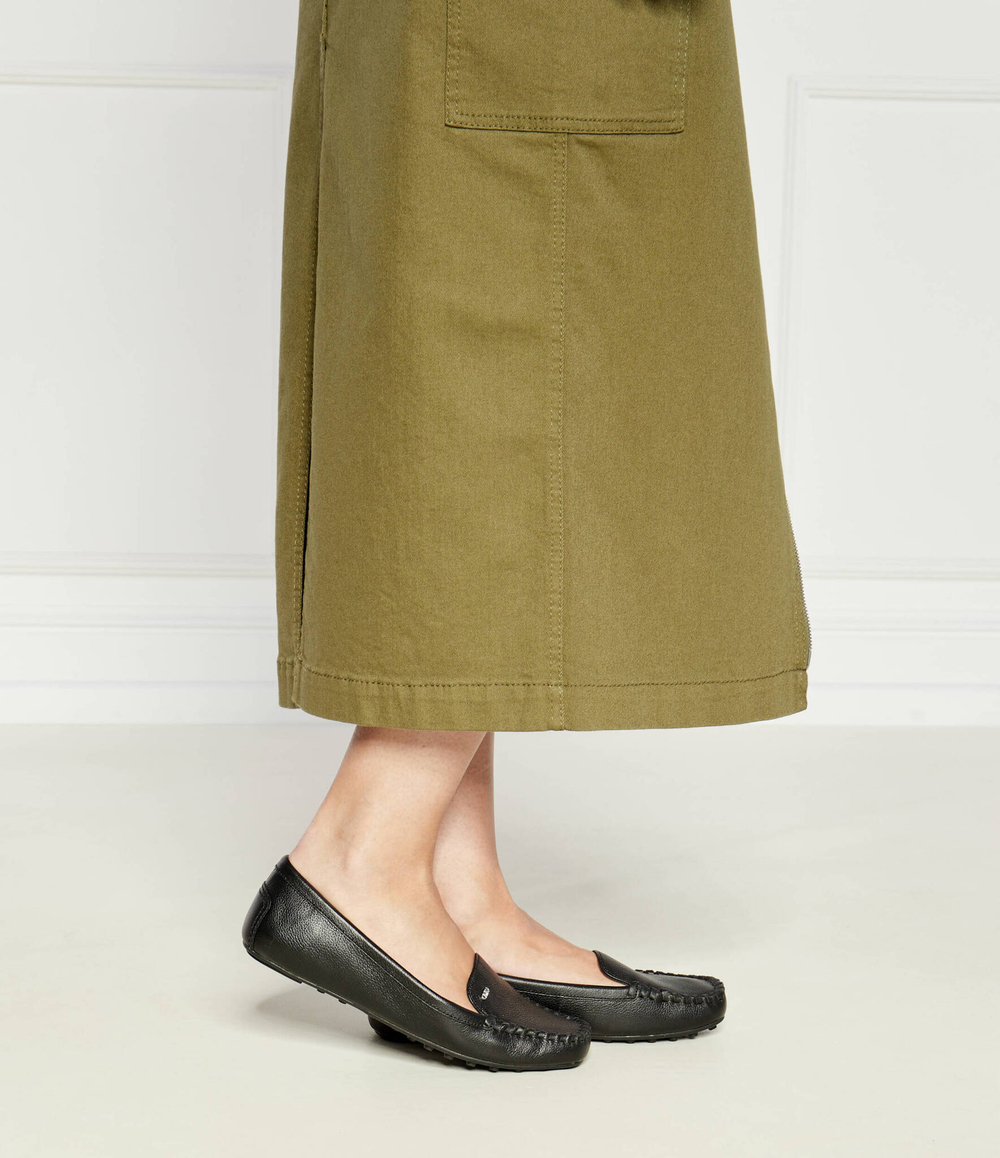 Кожаные мокасины eve moc Michael Kors - черный(40T4EVFR1L)