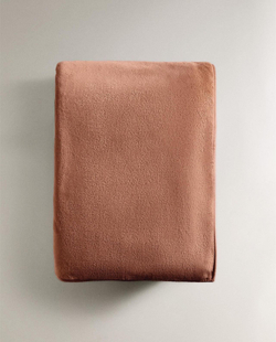 Zara Home - Флисовый плед, розовый, 220x240 см