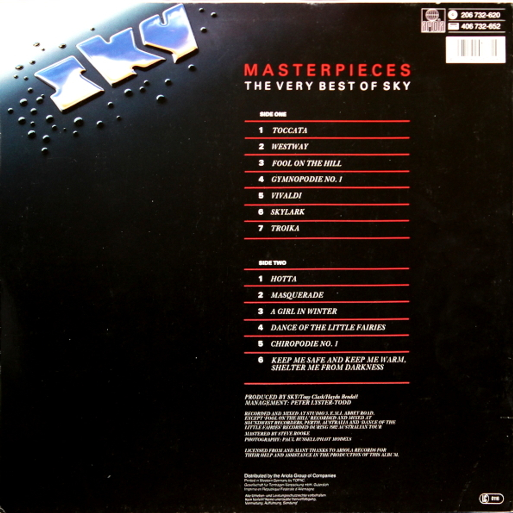 Sky / Masterpieces: The Very Best Of Sky (LP)