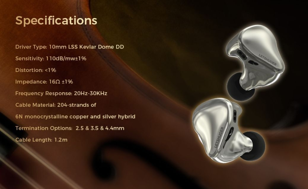 Наушники Letshuoer Cadenza 12 2024