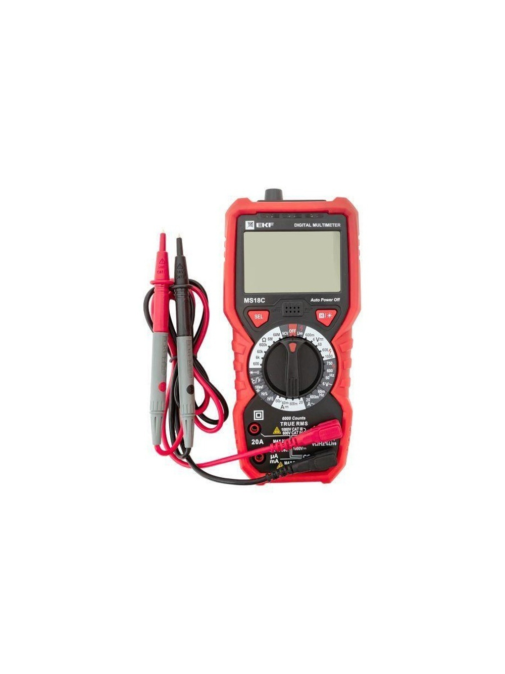 Мультиметр цифровой MS18C Professional EKF In-180701-pm18C
