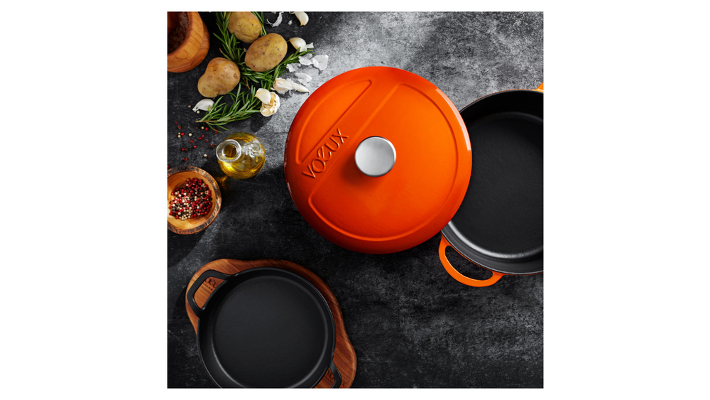 Кастрюля 24см Voeux Amusant оранжевая