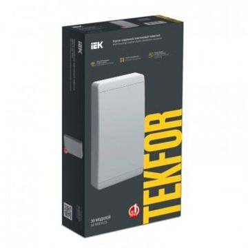 Бокс IEK Tekfor накладной 36-модулей ЩРН-П-36 IP41 белая дверь