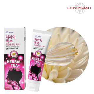 Зубная паста Mukunghwa Herbal Tea с хризантемой, 110 г, Корея