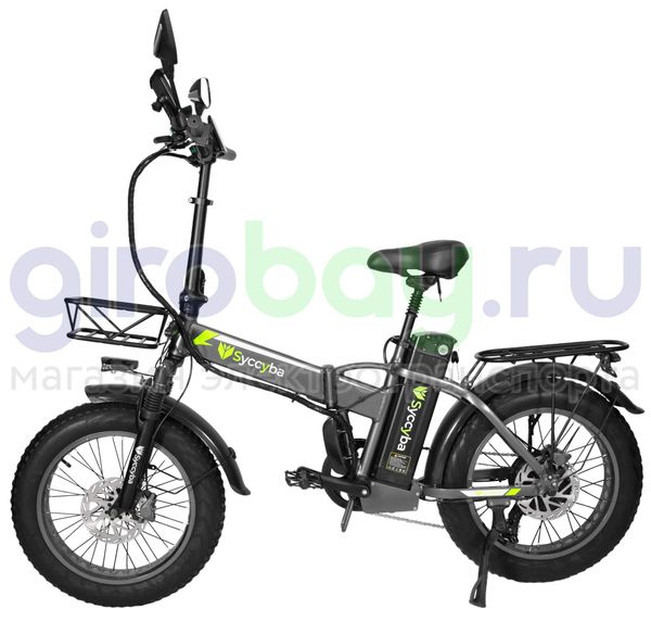 Электровелосипед Syccyba F10 Pro 2025 года (48V/15Ah) - Серый обод фото №3