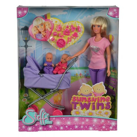 Steffi LOVE - Кукла Steffi с глубокой коляской Violet 5738060 02