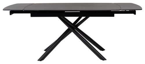 Стол RIVOLI 140 MATT BLACK MARBLE SOLID CERAMIC / BLACK