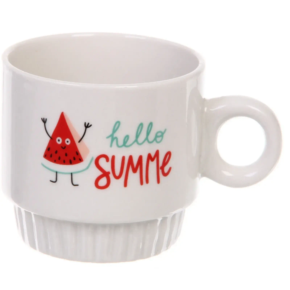 Набор кружек на стойке 280мл «Летние фрукты»