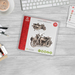 Деревянный конструктор Мотоцикл с коляской УРАН (Lemmo)