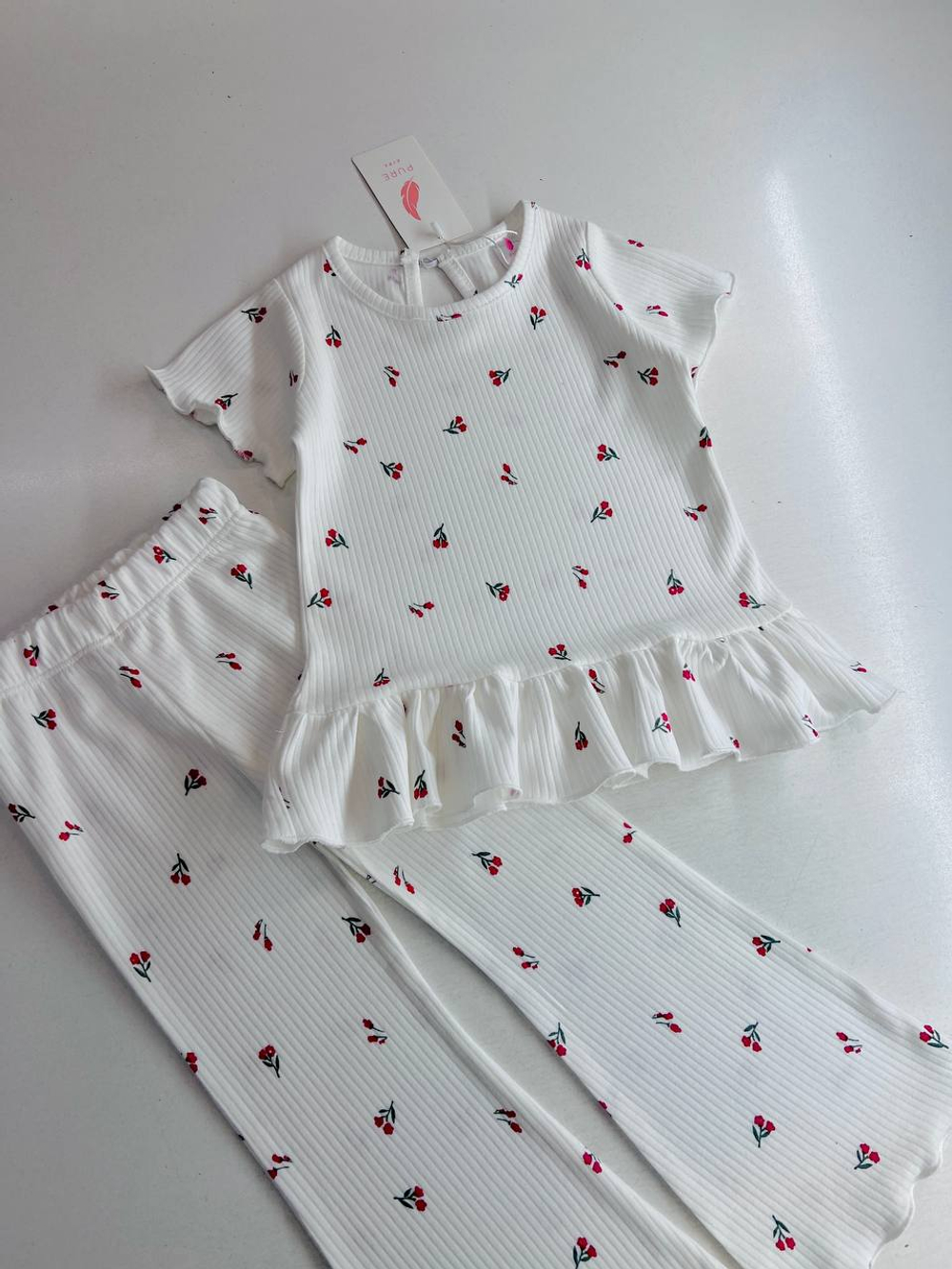 Алый тюльпан - двойка для девочек 2 600 тг./шт. (оптом - цена за 5 размеров)