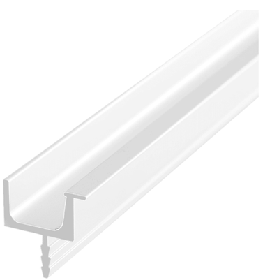 Ручка-профиль торцевая U-line (ДСП+стекло), 5000мм, белый матовый, AQ