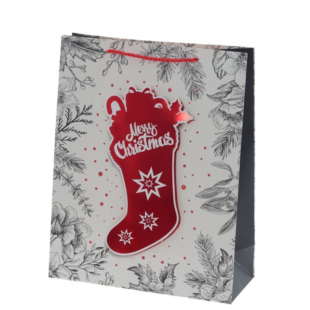 GAEM Пакет подарочный (бумага 210г/м2, блок микс 12шт), L31 W12 H40 см, 4в.