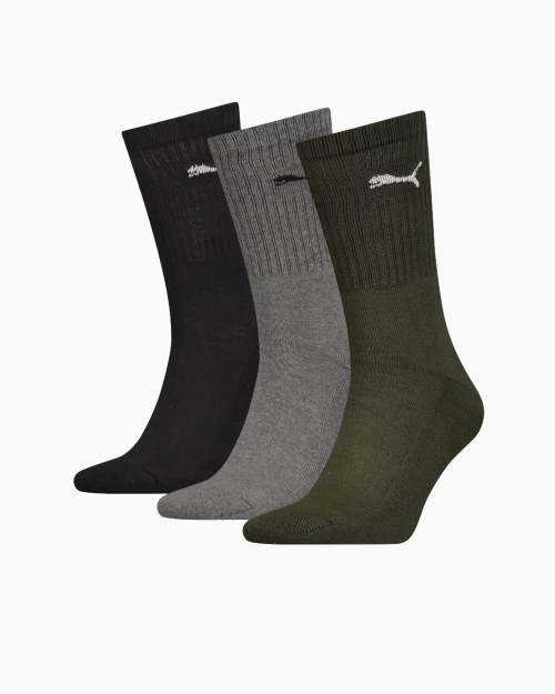 Носки Puma Crew Socs 3P Green Combo (3шт)