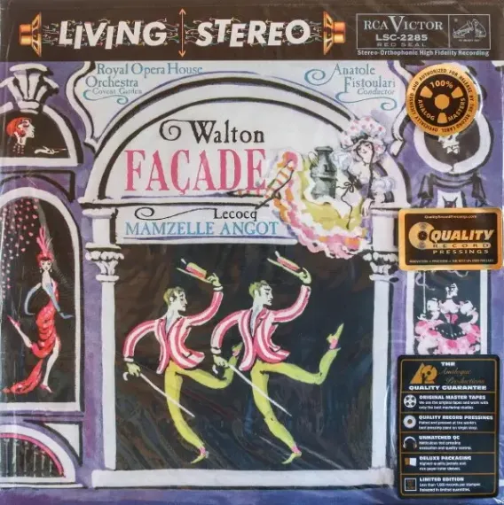 Sir William Walton, Anatole Fistoulari – Facade / Mamzelle Angot LP