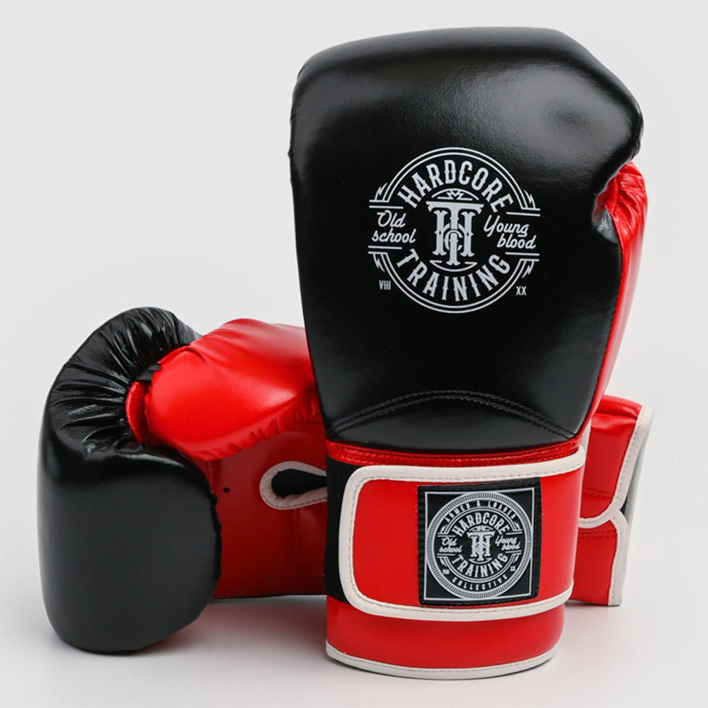 Боксерские перчатки HT HardLea Black/Red