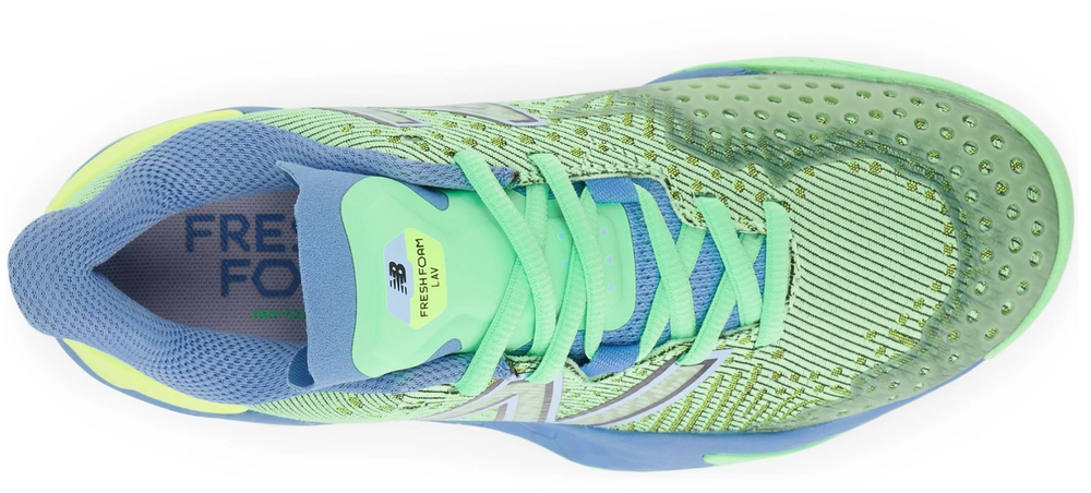 Женские Кроссовки теннисные New Balance Fresh Foam Lav v2 - green/blue/yellow