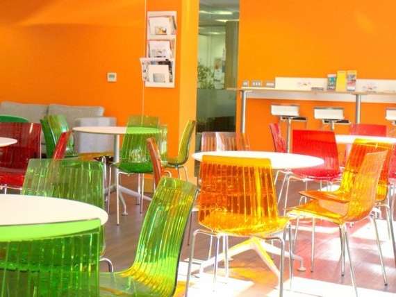 Стул X-Treme S прозрачный оранжевый