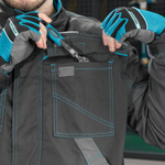 Куртка профессиональная рабочая, 97% хлопок 3% спандекс, XXL Gross