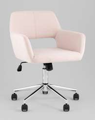 Стул офисный ROSS рогожка светло-розовый