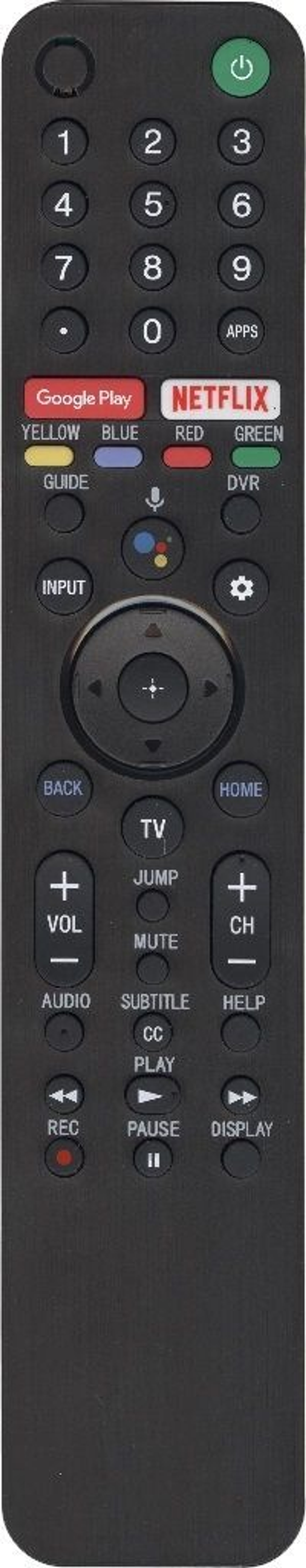 Пульт для SONY RMF-TX500U LCD 4K с голосовым управлением