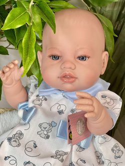 Кукла Berbesa виниловая 42см Recien Nacido в пакете (5119K)