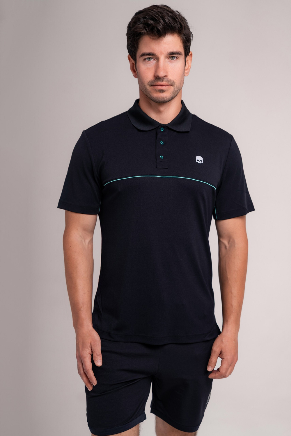 Мужское поло HYDROGEN PIPING TECH PIQUET POLO (GL0010)