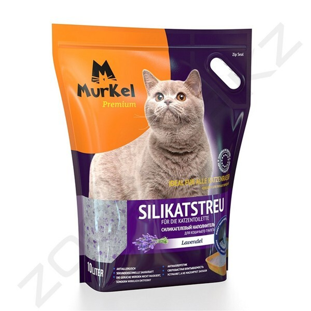 Murkel Силикагелевый наполнитель Лаванда 10 л.