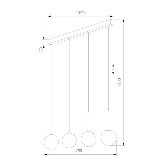 4503/ подвесной светильник / Martin