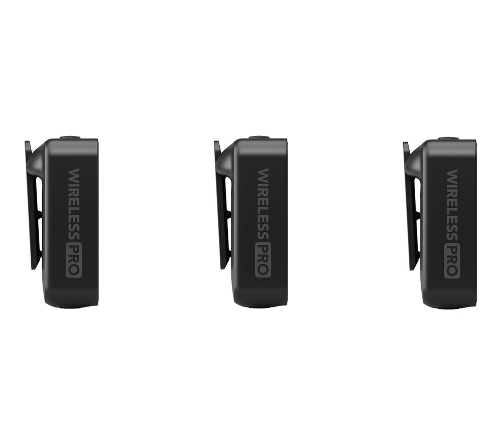 Беспроводная система RODE Wireless PRO, TX+TX+RX, 32 бита, 3.5 мм + USB-C + Lightning