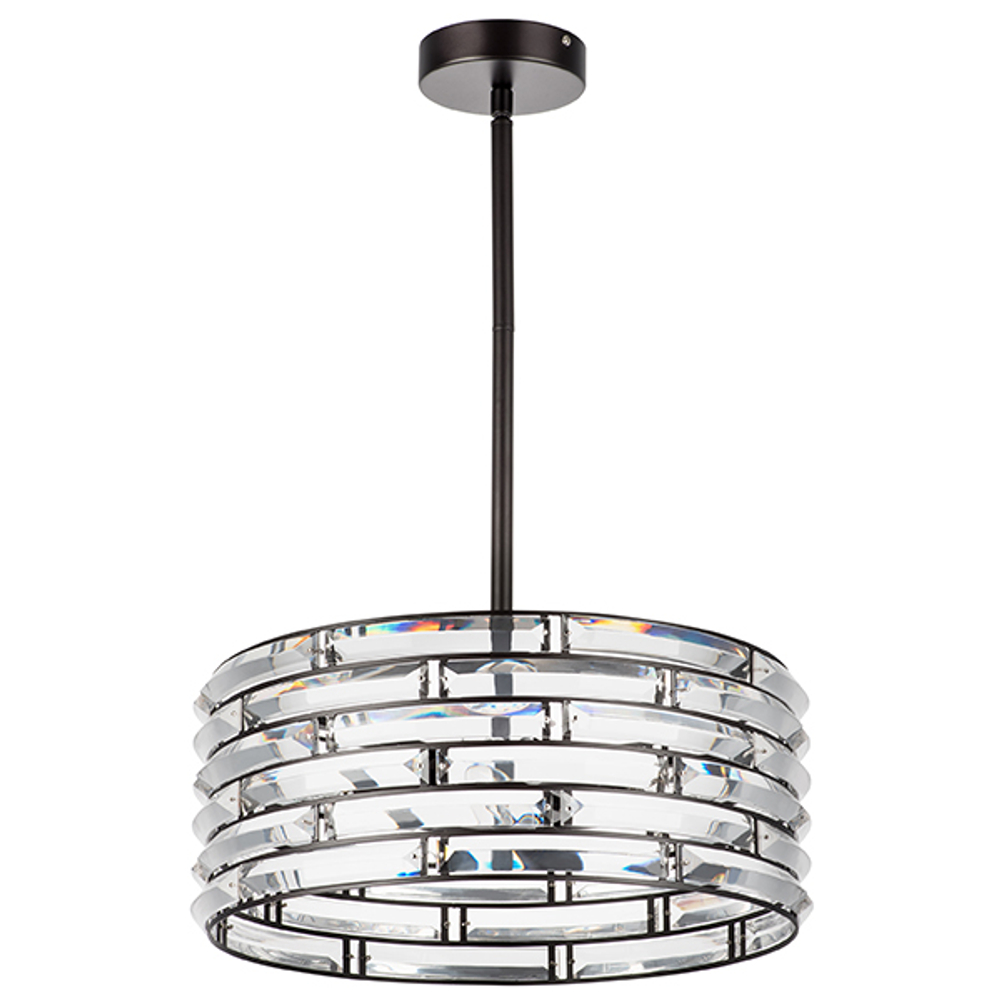 746048 Люстра AMERIGO 4х40W E14 УМБРА ПРОЗРАЧНЫЙ