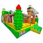 Коммерческий надувной батут «Сафари Ультра 2», 12*6*7 м.