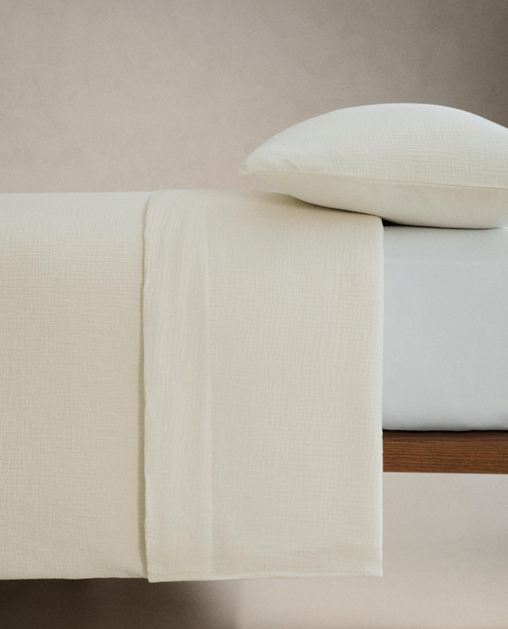 Пододеяльник Zara Home, хлопок 100%, однотонный, 6184/088
