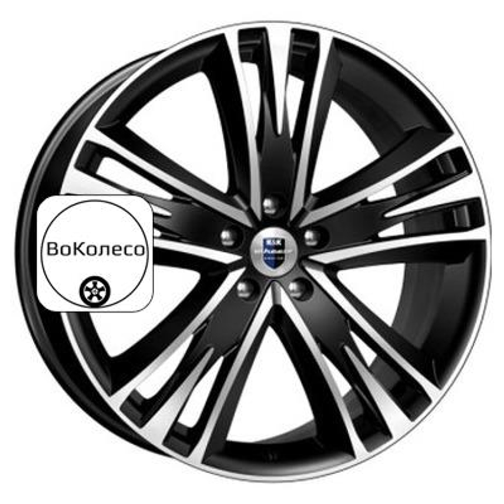 8,5x20/5x120 ET45 D65,1 Атлас (КС661) Алмаз черный K&K