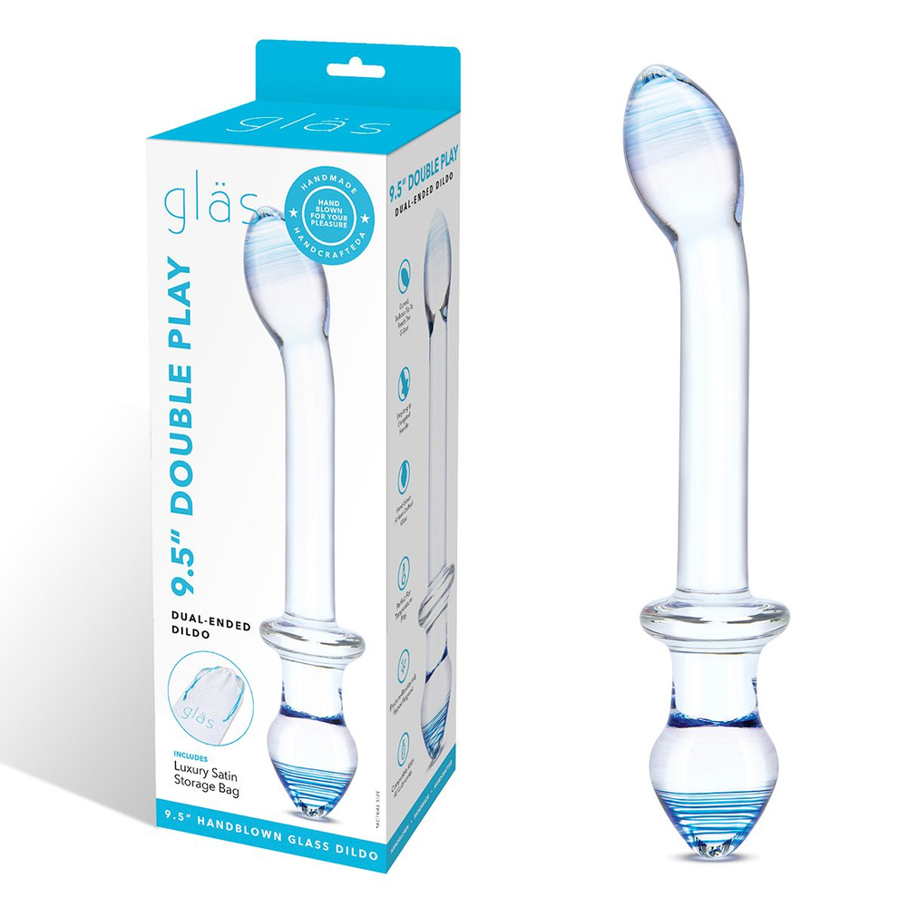 Двусторонний анально-вагинальный фаллоимитатор 9,5 in DOUBLE PLAY