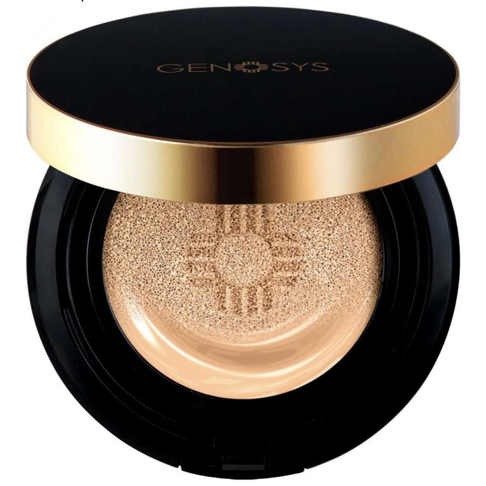 Genosys Ухаживающий BB-кушон с тонирующим эффектом SKIN CARING BLEMISH BALM CUSHION, 15 гр + 15 гр, оттенок IVORY (Срок 06.04.2026 + 12 месяцев после вскрытия)