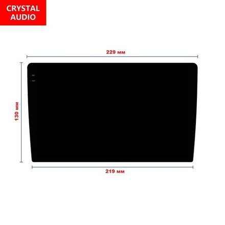 Магнитола в 9" рамку с экраном 9.5" QLED+2K - RedPower 850 PRO, Android 14, ТОП процессор, 8/256 Гб, CarPlay, SIM-слот