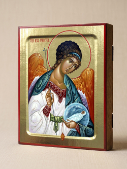 Икона Ангела Хранителя (с младенцем) на дереве: 125 х 160 (Синопсисъ)