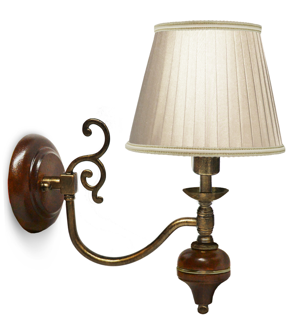 Бра Венеция (№3,плафоны золотые,фурнитура золото)