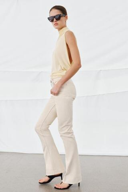 ZARA ДЖИНСЫ ZW BOOTCUT СО СРЕДНЕЙ ПОСАДКОЙ, ЭКРЮ