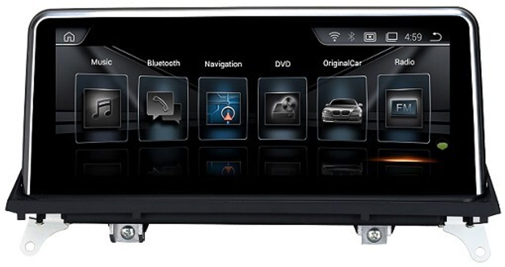 Магнитола BMW X5 (F15), X6 (F16) 2017-2019 EVO - Carmedia XN-B1100 монитор 10&quot; на Android 10, SIM-слот, 4ГБ-64ГБ
