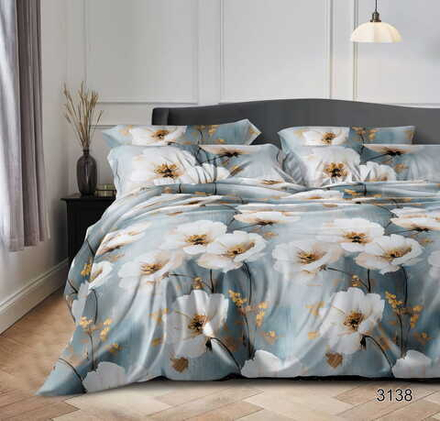 КПБ Евро с простыней на рез. 180х200 БЯЗЬ "БР44"